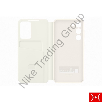 Samsung Galaxy S23 Plus SmartViewWallet Case Cream